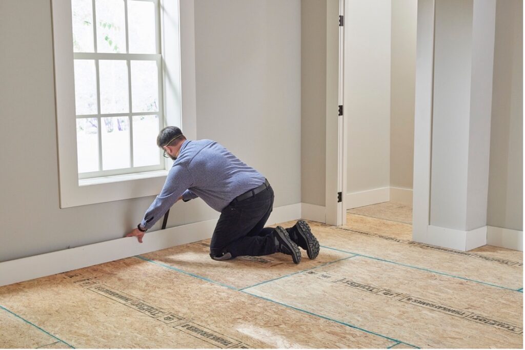 Remove baseboards carefully to prevent damage to the walls or baseboards.